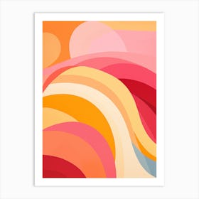 Abstract Waves Art Print