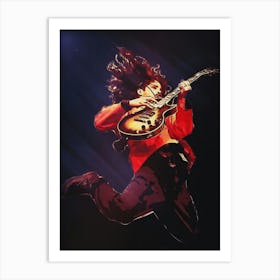 Superstars Of Chris Cornell Live Jump Art Print