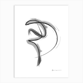 Spiral Strokes 1 Art Print