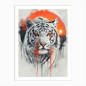 Tiger Canvas Print 2 Art Print