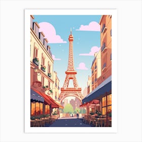 France Travel Illustration Art Print