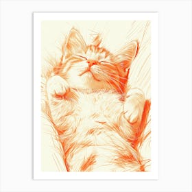 Kitty Cat 6 Art Print