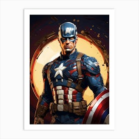 Captain America 2 Art Print