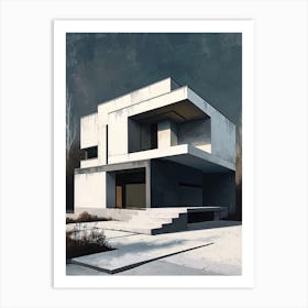 Modern Architecture Minimalist 14 Art Print