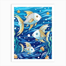 Fishes In The Sea 1 Art Print