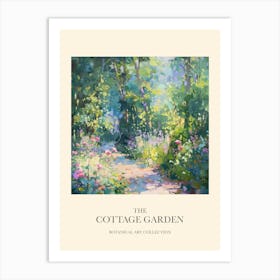 Cottage Garden Poster Wild Garden 11 Art Print