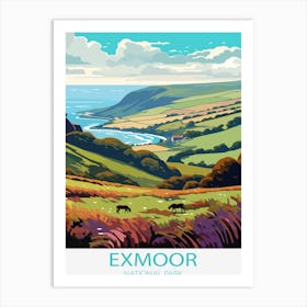 Exmoor National Park Art Print