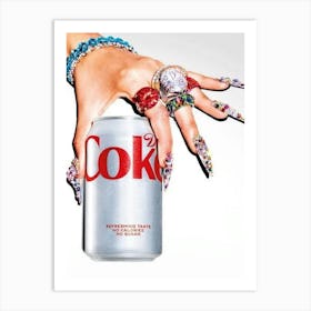 Diet Coke Diet Cola Soda1 3 Art Print