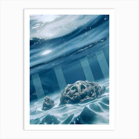 USO: A Very Very Strange Sea-Reimagined 40 Art Print