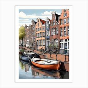 Amsterdam Canal 3 Art Print