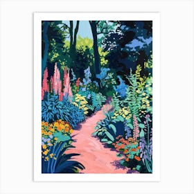 Golders Hill Park London Parks Garden 1 Painting Art Print