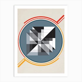 Bauhaus Optical Effect Art Print