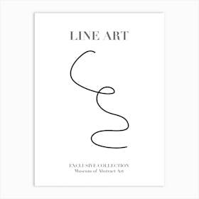 Line Art Abstract Collection 04 Art Print