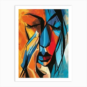 Pain on Colors Art Print