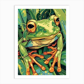 Tree Frog Art Print