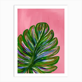 Colorful Leave Art Print