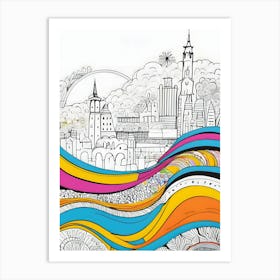 Cityscape-Reimagined Art Print