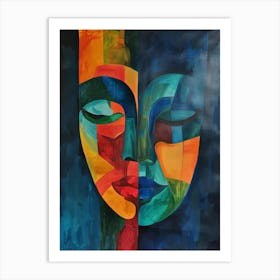 Two Faces 11 Art Print