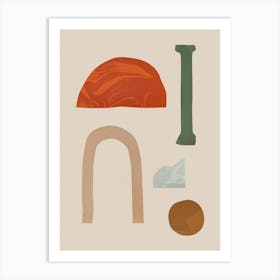 Shapes From Rome Art Print