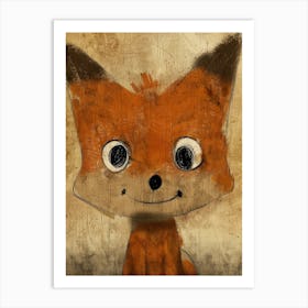 Fox Illustration 6 Art Print