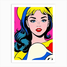 Pop Art Vintage Look Art Print