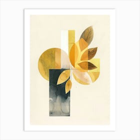 'Yellow Leaves' 1 Art Print