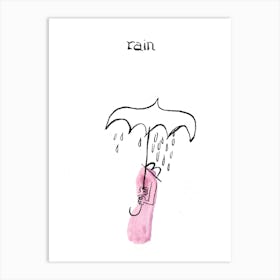 Rain Art Print