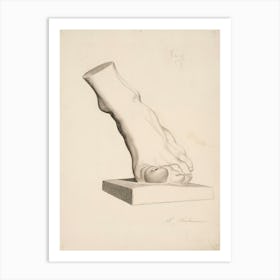 Foot, Plaster Cast (1886), Pekka Halonen Art Print