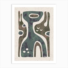 Organic Abstract Composition Art Print