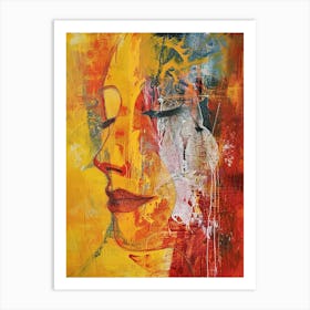 Face Of A Woman 2 Art Print