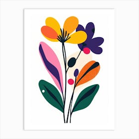 Abstract Flower 85 Art Print