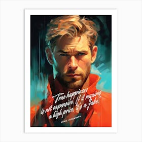 18a Chris Hemsworth Art Print