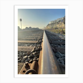 Railroad Tracks Art Print