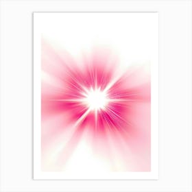 Pink Burst Art Print