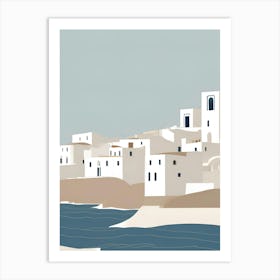 Village By The Sea Art Print