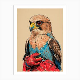 Hawk Bird Art Print