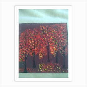 Autumn Trees Art Print