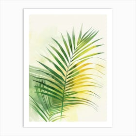 Palm Leaf Stock Videos & Royalty-Free Footage Art Print