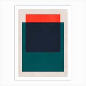 Overlapping colors 2 Art Print