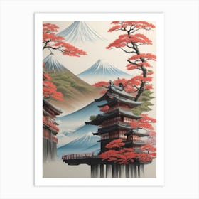 The Beauty Of Kyoto Pagoda Art Print