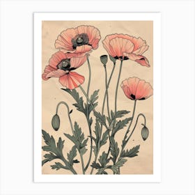 Poppies 45 Art Print