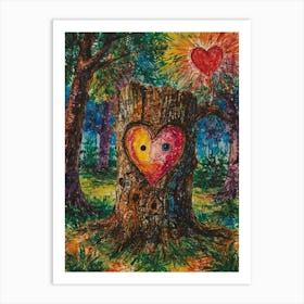 Heart Of The Forest 5 Art Print