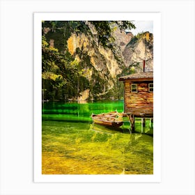 Lake Braies Art Print