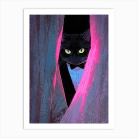 Cat In Tuxedo Art Print