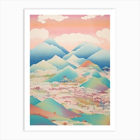Mount Tateyama In Toyama, Japanese Landscape 3 Art Print