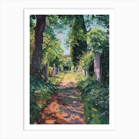 Brompton Cemetery London Parks Garden 4 Painting Art Print