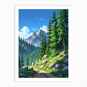 Mountain Landscape 5 Art Print