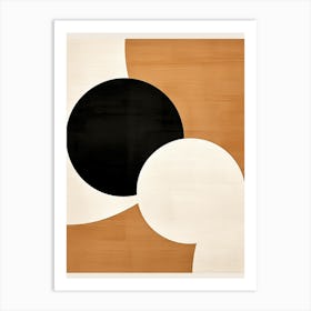 Monochrome Frohnleiten Geometric Tranquility Art Print