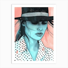 Hat Illustration 1 Art Print