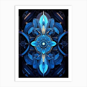 Kinetic Abstract Geometric 3 Art Print